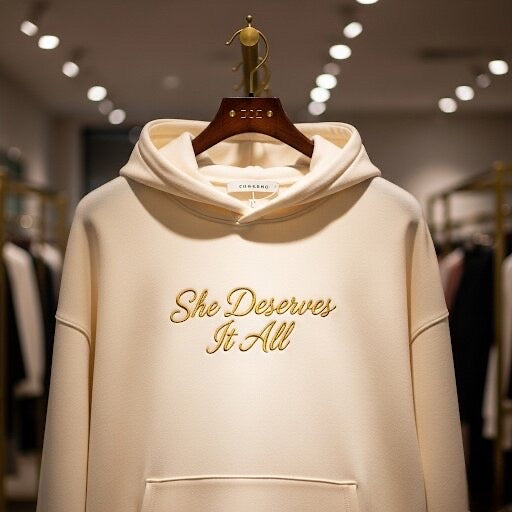 She Deserves It All Signature Hoodie
